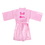 TOPTIE Personalized Silk Robe Heat-transfer Kid's Name for Girls Birthday SPA Party Satin Kimono