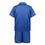 TOPTIE Men's Silk Pajamas Set Short Sleeve Button-Up Top & Shorts for Daily Birthday Wedding Party