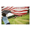 Aspire 3X5 Feet Embroidered Details US American Flags, Outdoor Stars and Stripes Patriotic USA Country Banner