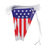 Aspire 21.3 Ft. Spirit of America USA Pennant Curtain Hanging Banner For Decorations & Birthdays, Patriotic USA String Flags
