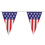 Aspire 21.3 Ft. Spirit of America USA Pennant Curtain Hanging Banner For Decorations & Birthdays, Patriotic USA String Flags