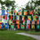 Aspire 11"X7.8" World National Flags Banners Assorted International Hanging String of Flags For Bar Party Events Decorations