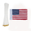Aspire 10PCS/Pack 8.2X5.5 Inches Hand Held Flags American Decoration For Parades & Holidays With Plastic Stick Round Top