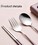 Muka Set of 3 Personalized Portable Utensils Stainless Steel Chopsticks Fork Spoon Travel Flatware Set with Custom Logo & Name