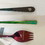 Muka 6 pcs Personalized Stainless Steel Dinner Spoon Custom Printed Flatware Cutlery Spoon, 8"