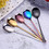 Muka 3 pcs Personalized Stainless Steel Dinner Spoon Custom Printed Flatware Cutlery Spoon, 8"