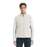 TOPTIE Men's Golf Vest Lightweight Softshell Zip Up Sleeveless Breaker Jacket Performance Ourterwear w/ Pockets