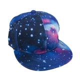 TopTie Unisex Snapback Hat / Flat Bill Baseball Cap, With Space Galaxy Printed