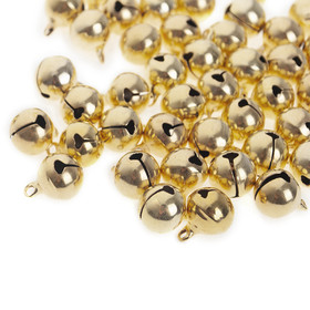 Muka Bell 200 Pcs Jewelry Making Charm Jingle Bell Pendant 1/2 and 1/4 Inch for DIY Craft