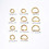 Metal 100Pcs D-Ring Buckles 1-1/2"W x 3/4"H, Non Welded DRing Loop, Multi-Purpose, DIY Accessories