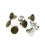 2/3" Jeans Button Pins 10 Sets Instant Button, Replacement Button, Sewing-Free, No Tools Needed