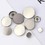 3/5" Shank Buttons 50 Pieces, Premium Shiny Flat Buttons with Shank, Round Buttons, Shirt Button, Blouse Button, Blazer Button