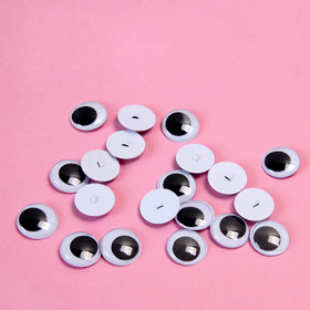 Sew On Wiggle Eyes Googly Eyes 100 Pieces Shank Buttons, Doll Eyes, Craft Button