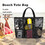 TOPTIE Beach Tote Bag for Women, Reusable Grocery Bag, Shopping Bag, Mesh Tote Bag with Spacious Space, Large Pool Bag, Travel Storage Essentials Nylon Bag, Fashion Bags as Gifts for Friends