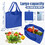 TOPTIE 6 PCS Reusable Grocery Bags, Reusable Shopping Bags, Foldable Bag for Shopping Travel Daily Occasions