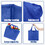 TOPTIE 6 PCS Reusable Grocery Bags, Reusable Shopping Bags, Foldable Bag for Shopping Travel Daily Occasions