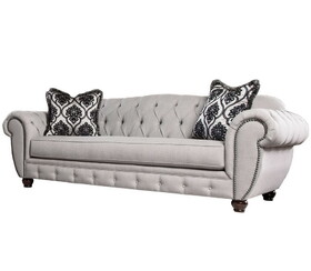 Furniture of America Oscar Transitional Tufted Sofa