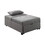 Furniture of America IDF-2543GY Oon Contemporary Tufted Futon in Gray