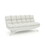 Furniture of America IDF-2906WHT Arish Contemporary Tufted Futon in White