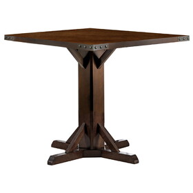 Furniture of America IDF-3018T Glenbrook Industrial Square Dining Table