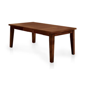 Furniture of America IDF-3111T Milla Transitional Dining Table with 18" Leaf