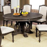 Furniture of America IDF-3150RT Sorensen Rustic Round Dining Table