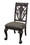 Furniture of America IDF-3185DG-SC Nuna Traditional Upholstered Side Chairs (Set of 2)