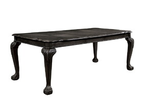 Furniture of America IDF-3185DG-T Nuna Traditional Extendable Dining Table