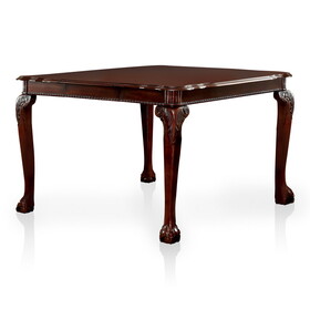 Furniture of America IDF-3185PT Pete Traditional 18-Inch Leaf Counter Height Table