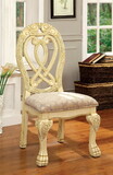 Furniture of America Beau Traditional Padded Side Chairs