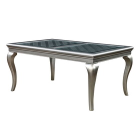 Furniture of America IDF-3219GY-T Polara Traditional Extendable Dining Table