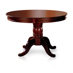 Furniture of America IDF-3224RT Nick Traditional Round Dining Table