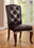 Furniture of America IDF-3319L-SC Raene Traditional Faux Leather Nailhead Trim Side Chairs (Set of 2)