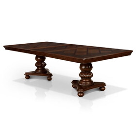 Furniture of America IDF-3350T Jill Traditional 24-Inch Leaf Dining Table