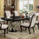 Furniture of America IDF-3353T Denise Transitional 22-Inch Leaf Dining Table