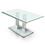 Furniture of America IDF-3362T Cuerva Contemporary Glass Top Dining Table