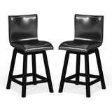 Furniture of America IDF-3433PC Callaway Contemporary Swivels Counter Height Chairs (Set of 2)