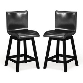 Furniture of America IDF-3433PC Callaway Contemporary Swivels Counter Height Chairs (Set of 2)