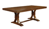 Furniture of America IDF-3437T Monte Transitional 18-Inch Leaf Dining Table