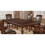 Furniture of America IDF-3453T Alder Traditional 18-Inch Leaf Dining Table