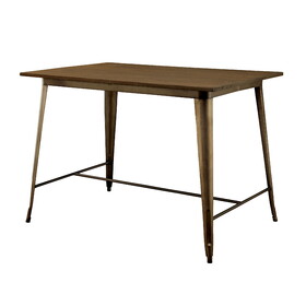 Furniture of America IDF-3529PT Lana Industrial Metal Frame Counter Height Table