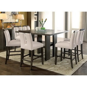 Furniture of America Zia Contemporary LED Counter Height Table