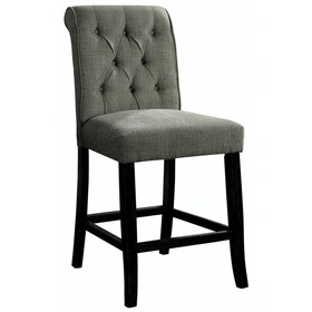 Furniture of America Marynda Transitional Button Tufted Counter Height Chairs