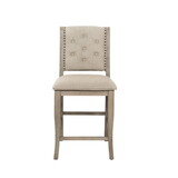 Furniture of America Torence Transitional Button Tufted Counter Height Chairs