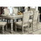 Furniture of America IDF-3600T Biarritz Transitional Dining Table with Two 18" Leaves