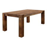 Furniture of America IDF-3603T Madison Rustic Rectangular Dining Table