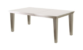 Furniture of America IDF-3630T Haylie Transitional Dining Table with 18" Leaf