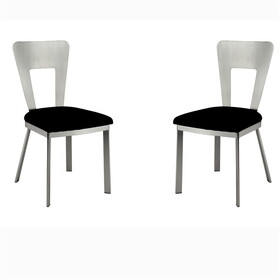 Furniture of America IDF-3728SC Tino Contemporary Padded Side Chairs (Set of 2)