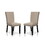 Furniture of America IDF-3744GY-SC Southwind Upholstered Side Chairs in Light Gray (Set of 2)