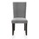 Furniture of America IDF-3744GY-SC Southwind Upholstered Side Chairs in Light Gray (Set of 2)
